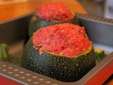 Gefüllte Zucchini mit Vanille-Tomaten - Rezept - Bild Nr. 8