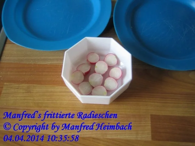 Gemüse – Manfred’s frittierte Radieschen - Rezept - Bild Nr. 5