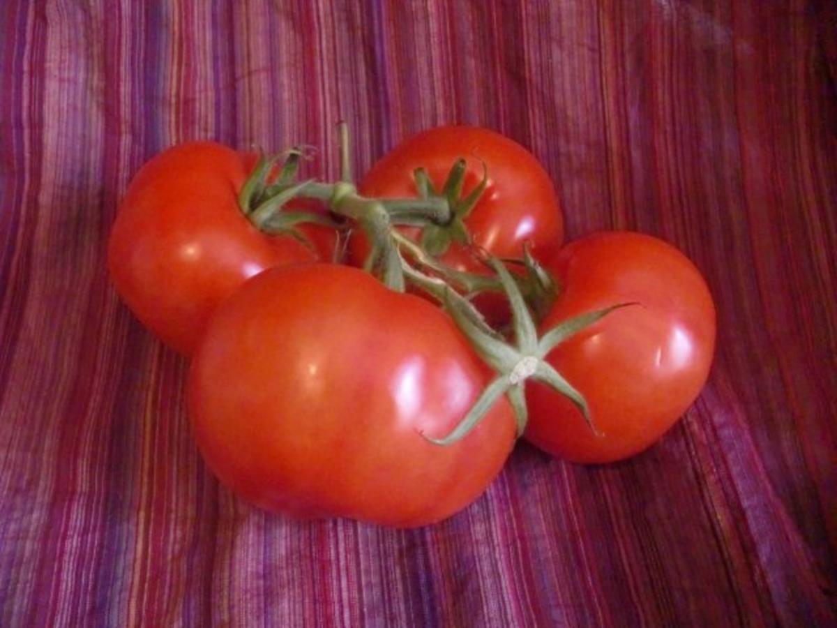 überbackene Tomaten mit Basilikum und Ziegenkäse - Rezept - Bild Nr. 2
