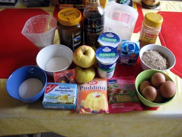 Rezept: Apfel - Mandel - Kuchen Bild Nr. 2 Apfel - Mandel - Kuchen - Rezept - Bild Nr. 2