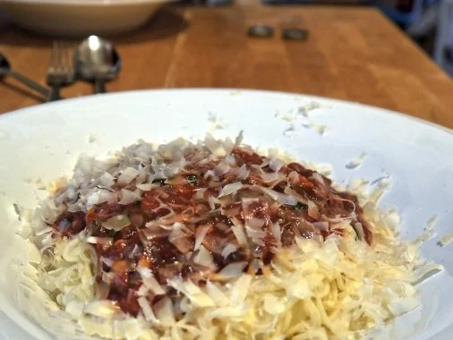 Rezept: Spaghetti mit Kräuterseitlings-Tomaten-Sugo Bild Nr. 16 Spaghetti mit Kräuterseitlings-Tomaten-Sugo - Rezept - Bild Nr. 16