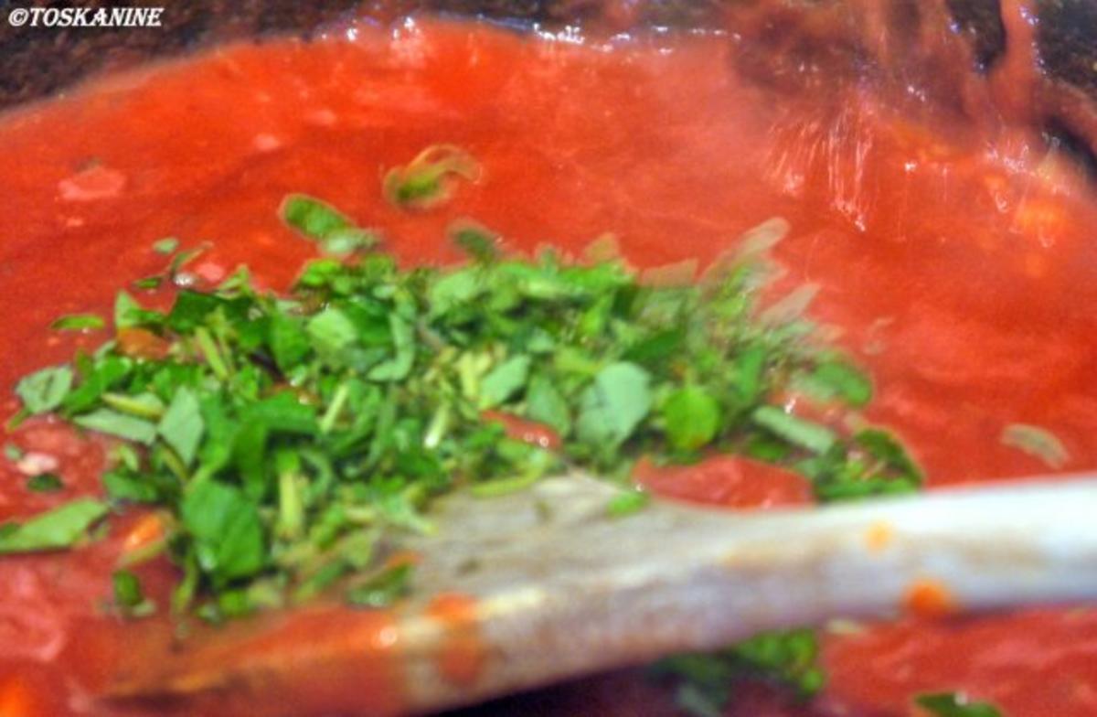 Spaghetti mit Kräuterseitlings-Tomaten-Sugo - Rezept - Bild Nr. 13