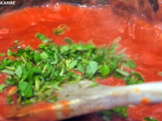 Rezept: Spaghetti mit Kräuterseitlings-Tomaten-Sugo Bild Nr. 13 Spaghetti mit Kräuterseitlings-Tomaten-Sugo - Rezept - Bild Nr. 13