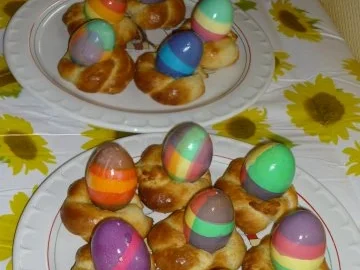 Osternester aus einem Quark-Ölteig - Rezept - Bild Nr. 4