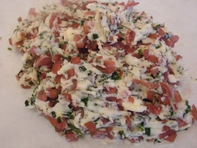 T Bone oder Porterhouse Steak - Würzbutter - gebräunte Champignons und Fritten Spalten - Rezept - Bild Nr. 5