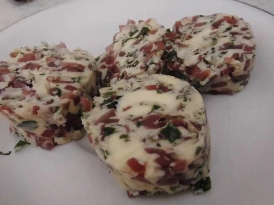 T Bone oder Porterhouse Steak - Würzbutter - gebräunte Champignons und Fritten Spalten - Rezept - Bild Nr. 8