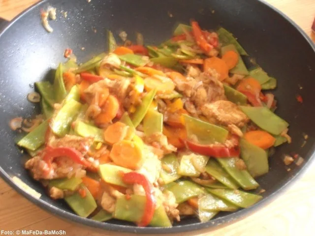 Hähnchen-Gemüse-Pfanne - Rezept - Bild Nr. 2