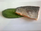 Lachsforellenfilet auf Spinat-Parmesan-Creme - Rezept