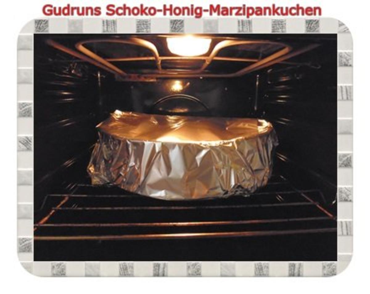Kuchen: Schoko-Honig-Marzipankuchen - Rezept - Bild Nr. 10