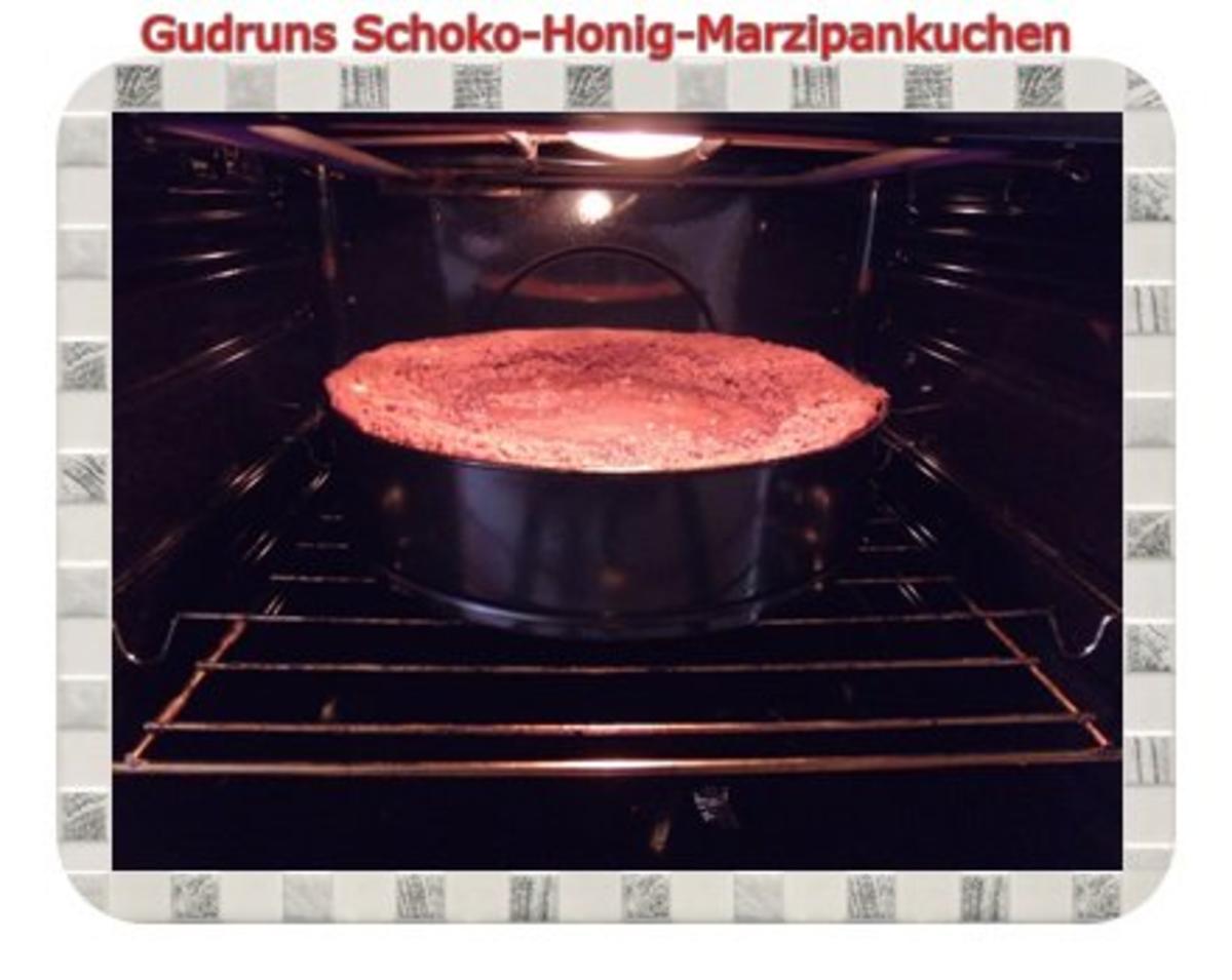 Kuchen: Schoko-Honig-Marzipankuchen - Rezept - Bild Nr. 11