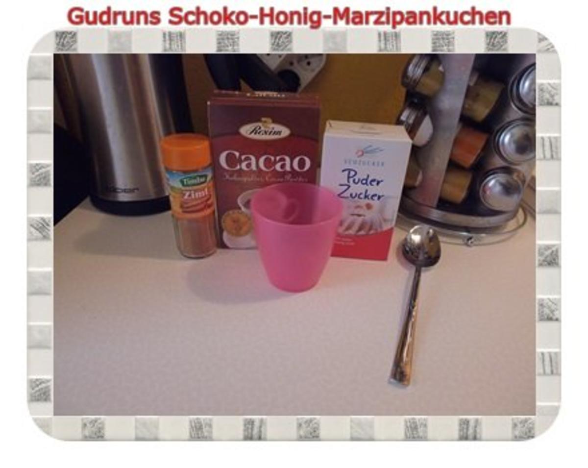 Kuchen: Schoko-Honig-Marzipankuchen - Rezept - Bild Nr. 12