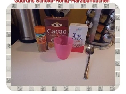 Kuchen: Schoko-Honig-Marzipankuchen - Rezept - Bild Nr. 12