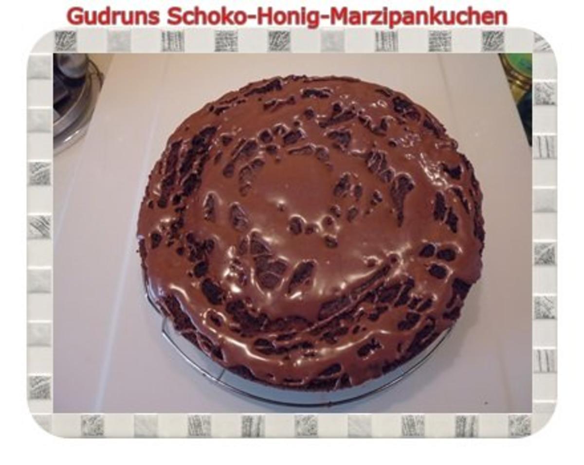 Kuchen: Schoko-Honig-Marzipankuchen - Rezept - Bild Nr. 14