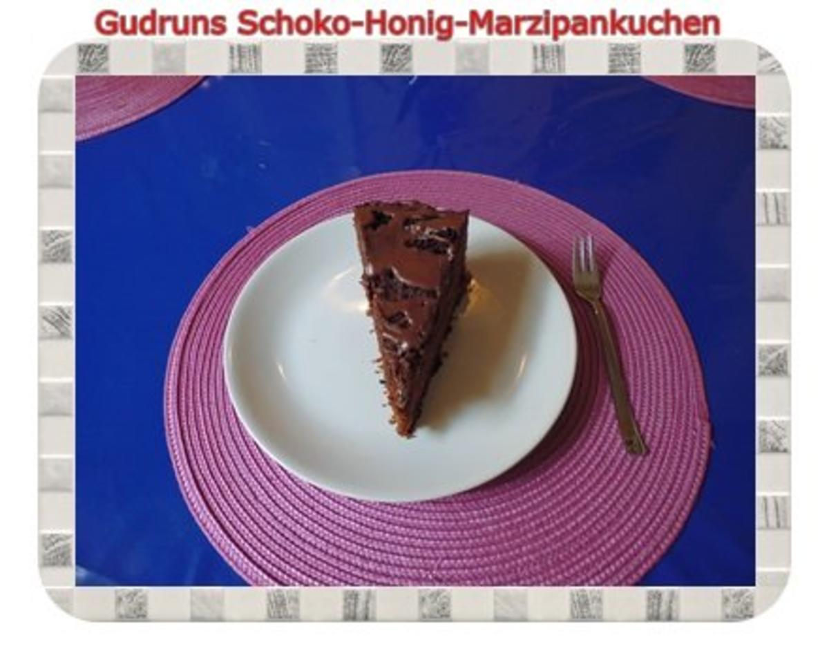 Kuchen: Schoko-Honig-Marzipankuchen - Rezept - Bild Nr. 15