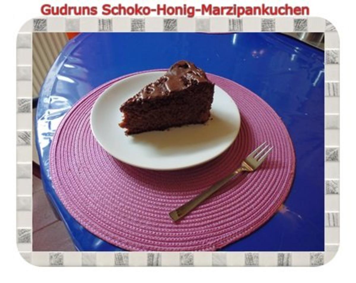 Kuchen: Schoko-Honig-Marzipankuchen - Rezept - Bild Nr. 16
