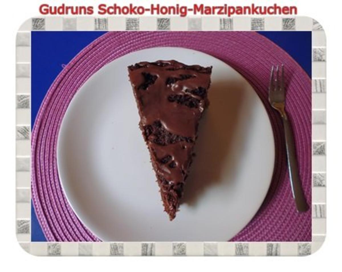 Kuchen: Schoko-Honig-Marzipankuchen - Rezept - Bild Nr. 18