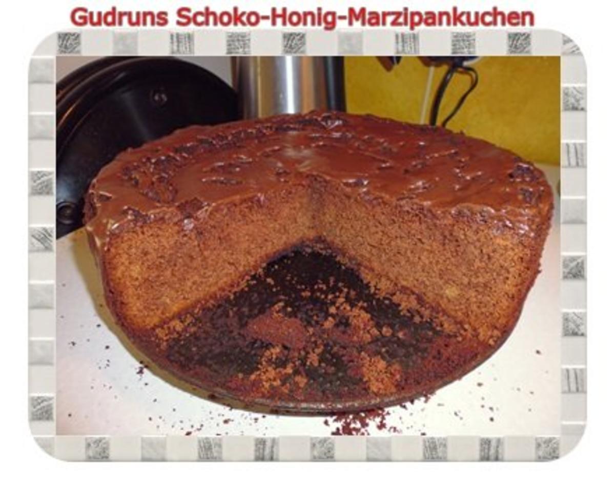Kuchen: Schoko-Honig-Marzipankuchen - Rezept - Bild Nr. 19