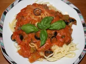 Spaghetti ai cipolla - Rezept