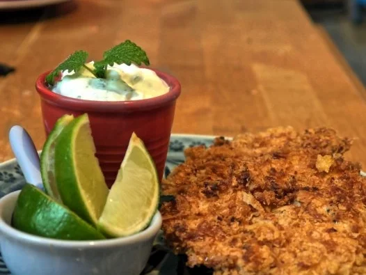 Hähnchen-Schnitzel Asia-Style mit Kräuter-Dip - Rezept - Bild Nr. 14