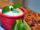 Hähnchen-Schnitzel Asia-Style mit Kräuter-Dip - Rezept