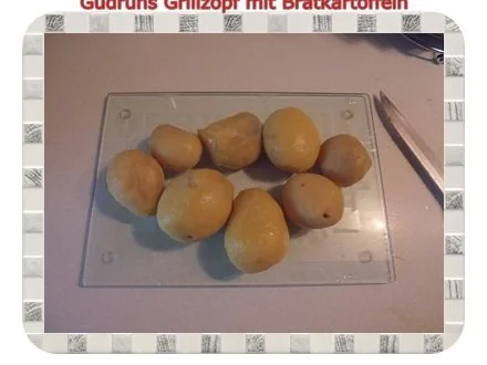 Rezept: Fleisch: Grillzopf mit Bratkartoffeln Bild Nr. 7 Fleisch: Grillzopf mit Bratkartoffeln - Rezept - Bild Nr. 7
