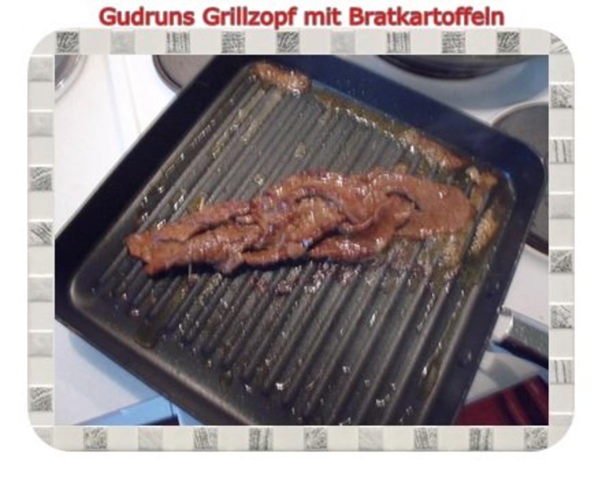 Fleisch: Grillzopf mit Bratkartoffeln - Rezept - Bild Nr. 10