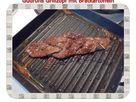 Rezept: Fleisch: Grillzopf mit Bratkartoffeln Bild Nr. 11 Fleisch: Grillzopf mit Bratkartoffeln - Rezept - Bild Nr. 11