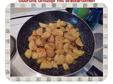 Rezept: Fleisch: Grillzopf mit Bratkartoffeln Bild Nr. 12 Fleisch: Grillzopf mit Bratkartoffeln - Rezept - Bild Nr. 12