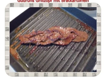 Rezept: Fleisch: Grillzopf mit Bratkartoffeln Bild Nr. 13 Fleisch: Grillzopf mit Bratkartoffeln - Rezept - Bild Nr. 13