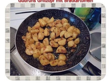 Rezept: Fleisch: Grillzopf mit Bratkartoffeln Bild Nr. 14 Fleisch: Grillzopf mit Bratkartoffeln - Rezept - Bild Nr. 14
