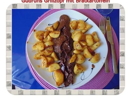 Rezept: Fleisch: Grillzopf mit Bratkartoffeln Bild Nr. 15 Fleisch: Grillzopf mit Bratkartoffeln - Rezept - Bild Nr. 15