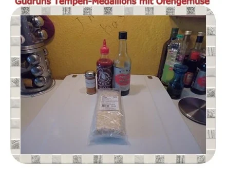 Vegetarisch: Tempeh Medaillons mit Ofengemüse - Rezept - Bild Nr. 2