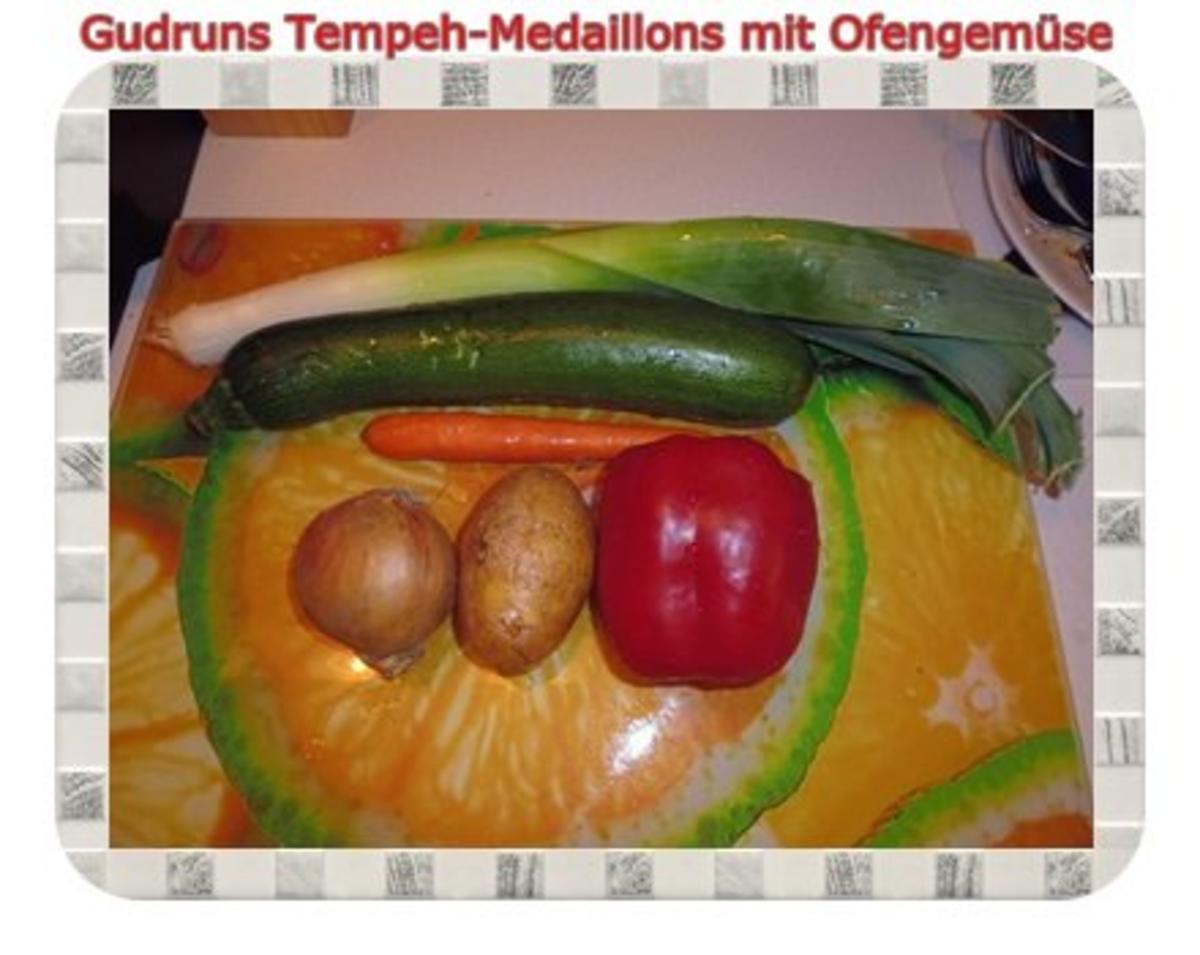 Vegetarisch: Tempeh Medaillons mit Ofengemüse - Rezept - Bild Nr. 6