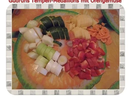 Vegetarisch: Tempeh Medaillons mit Ofengemüse - Rezept - Bild Nr. 7