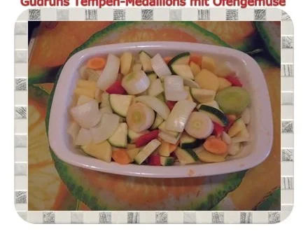 Vegetarisch: Tempeh Medaillons mit Ofengemüse - Rezept - Bild Nr. 8