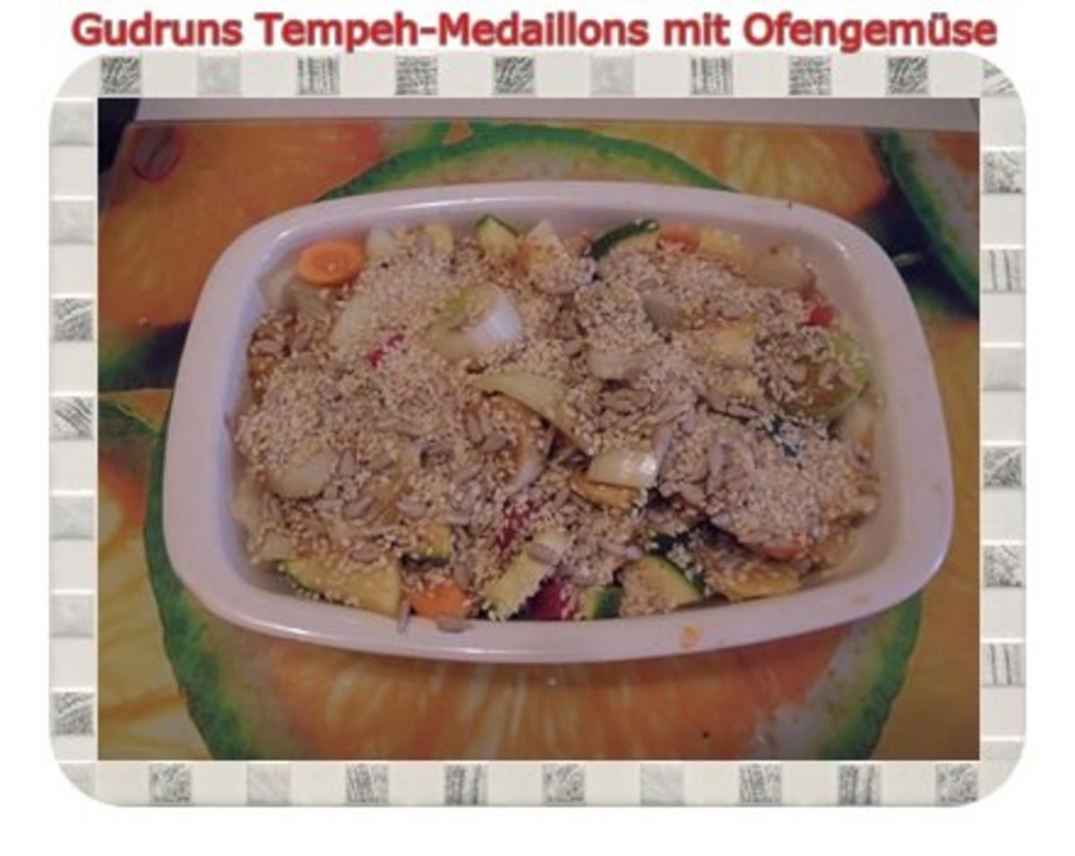Vegetarisch: Tempeh Medaillons mit Ofengemüse - Rezept - Bild Nr. 11