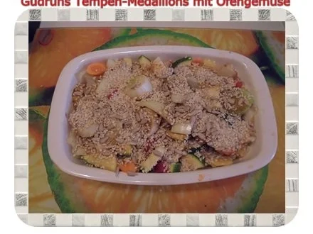 Vegetarisch: Tempeh Medaillons mit Ofengemüse - Rezept - Bild Nr. 11