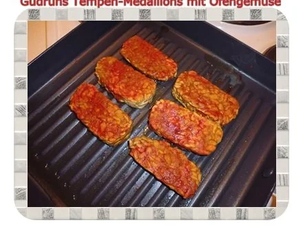 Vegetarisch: Tempeh Medaillons mit Ofengemüse - Rezept - Bild Nr. 13