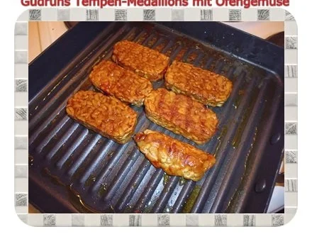 Vegetarisch: Tempeh Medaillons mit Ofengemüse - Rezept - Bild Nr. 14