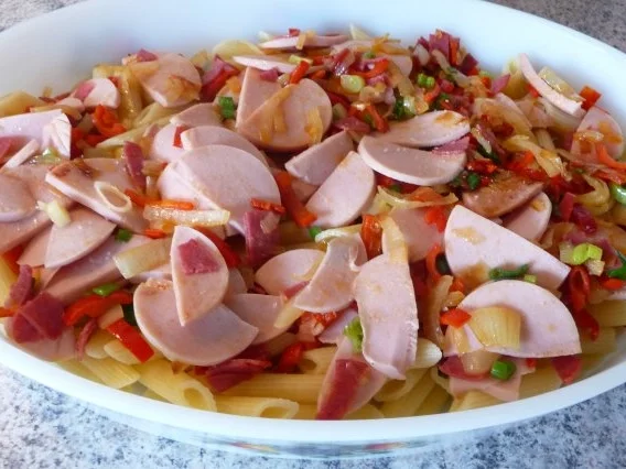 Nudelauflauf mit Resten - Rezept - Bild Nr. 3