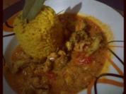 Hähnchenbrust mit Paprika & Curry - Rezept