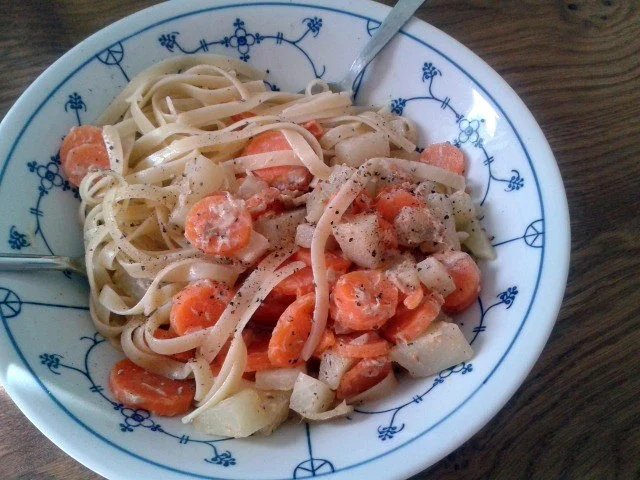 Gourmelinis Gemüsebavette mit Thunfisch - Rezept