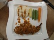 Kaninchenkeulen mit Sellerie-Püree - Rezept