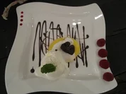 Cheescake-Icecream an Himbeeren - Rezept