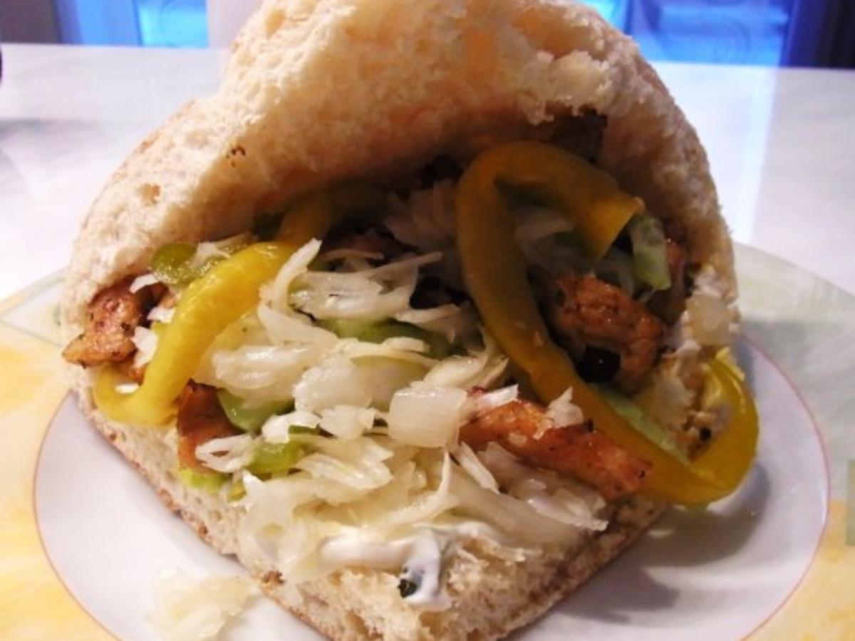Puten Gyros im Fladenbrot - einfach - von Sven1967