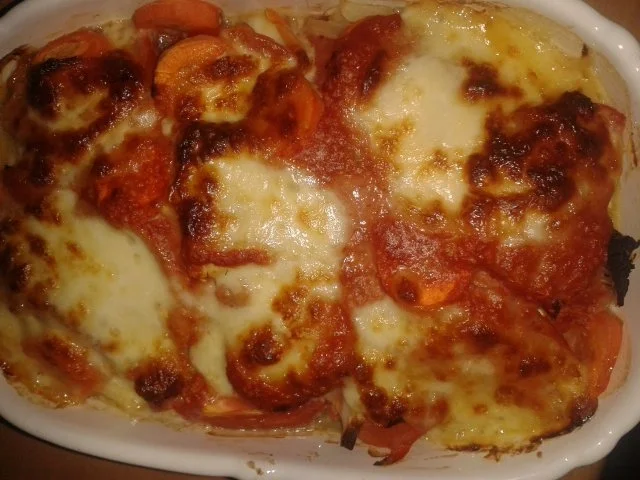 suessebienes schnitzel auflauf - Rezept