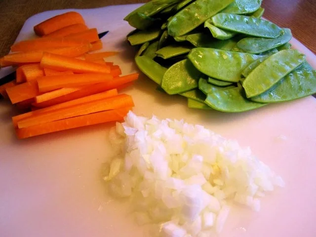 Rezept: Zarte Erbsen mit Möhrchen ... Bild Nr. 5 Zarte Erbsen mit Möhrchen ... - Rezept - Bild Nr. 5