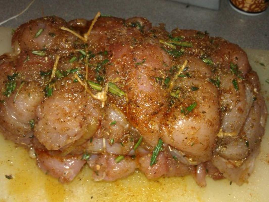 Zarter Hähnchen-Gyrosbraten - Rezept mit Bild - kochbar.de