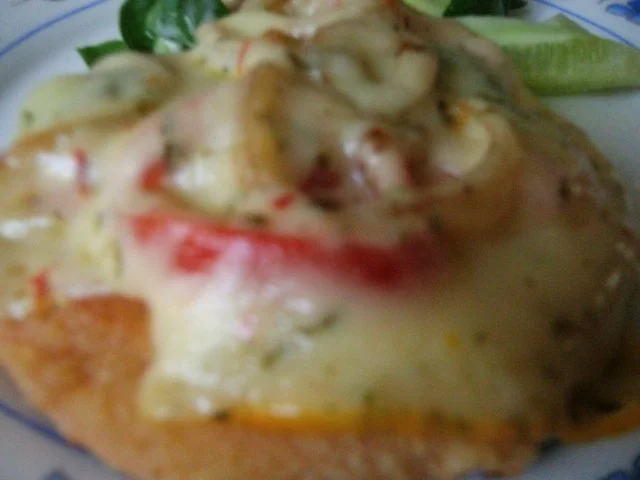 überbackene Jägerschnitzel mit Tomaten und Zwiebelringen - Rezept - Bild Nr. 11