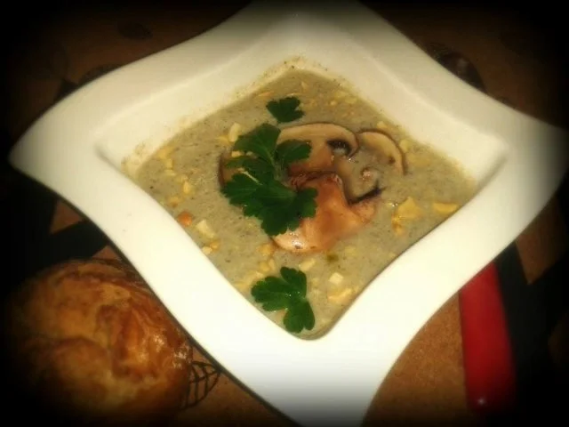 Champignon-Seidentofu-Cremesuppe - Rezept